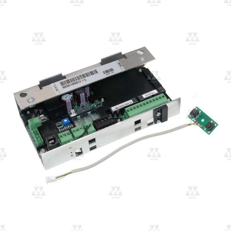 0903510A01IE | ELECTRONIC BOX COMPLETE ECO+ WITH MAGNETIC SWITCH. PARAMETER EMSP SD EN81-20 (IE). COUPLER SPEED S6=0,1 M/S