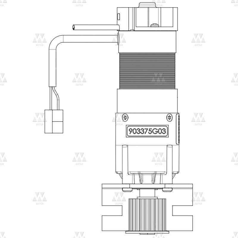 903375G03 | GEARED MOTOR MIDI+, LEFT SINGLE COUPLER IP20