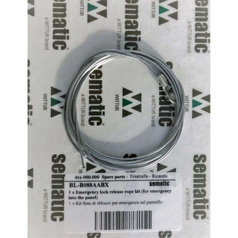 BL-B088AABX01 | 1 X EMERGENCY LOCK RELEASE ROPE KIT ALL EXEC.-TH<=2500 NO GLASS