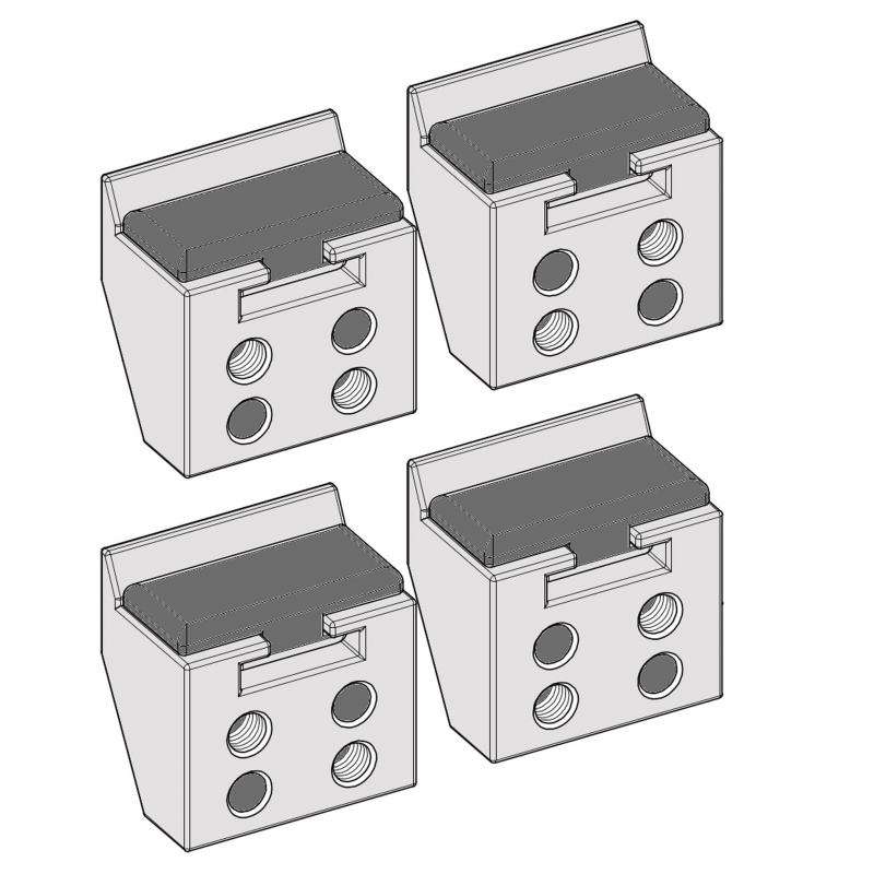 BL-B116AAEX | 1 X KIT CARRIAGE COUNTER GUIDE SHOE (2 LEFT AND 2 RIGHT)