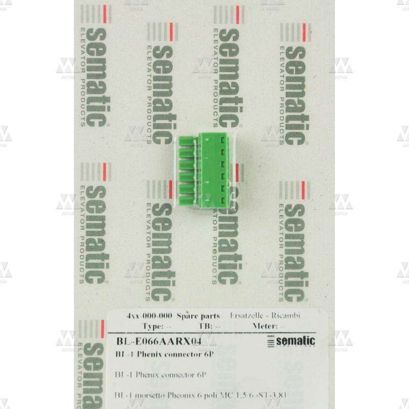 BL-E066AARX04 | 1 X 6P. PHOENIX CONNECTOR MC 1,5/6-ST-3,81